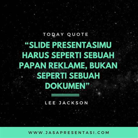 Quote Inspiratif Untuk Presentasi Inovatif Jasa Presentasi