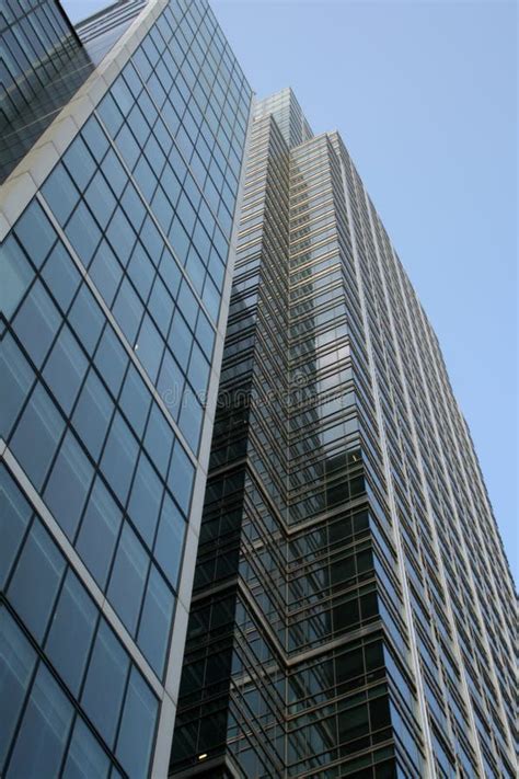 Very Tall Steel Office Building Stock Image Image Of Corporate