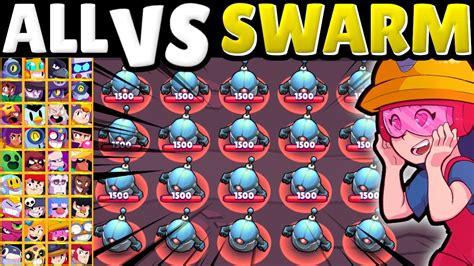 Brawl Stars Olympics 38 Brawlers Vs The Swarm Who Is Fastest