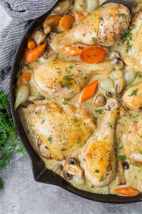 Creamy Chicken Fricassee A Delightful Classic