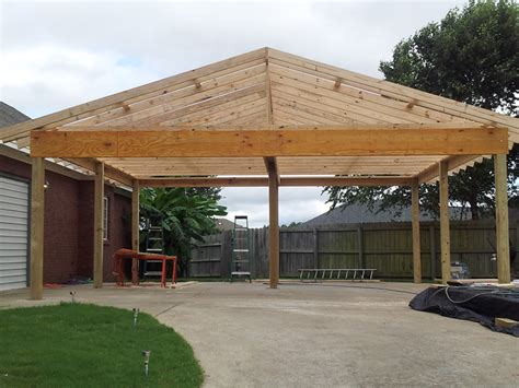 We provide a high quality timber buildings such as carports, gazebos and wooden garages. gabled-roof-carport-day3 | RL Fencing & Decks