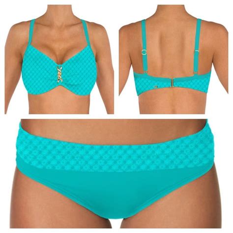Sunsets Nautical Net Tropical Teal Set Bikini Swimwear Size D Ebay