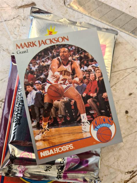 Workmate pulled the Menendez Brothers Mark Jackson basketball card from