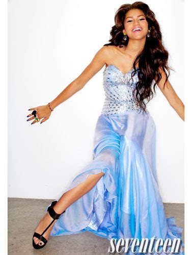 Zendaya On The Cover Of Seventeen Magazine Prom Edition Zendaya
