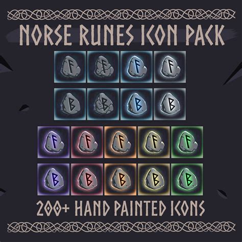 Artstation Norse Runes Icon Pack