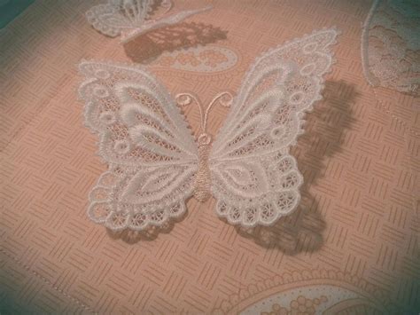 Butterfly 3d Three Dimensional Fsl Free Standing Lace Machine Etsy