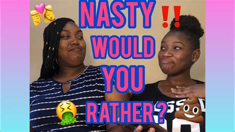 nasty would you rather 😝🤢😂 jamaican queen youtube