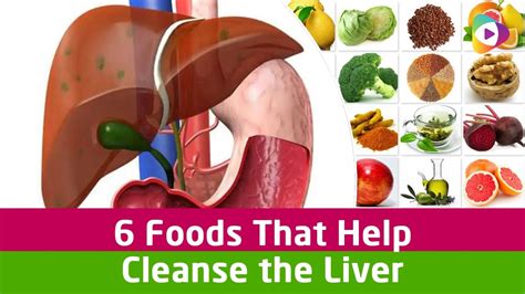 6 Foods That Help Cleanse The Liver Health Tips Youtube