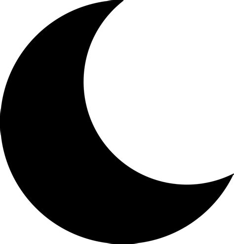 Moon Svg Png Icon Free Download (#272101) - OnlineWebFonts.COM