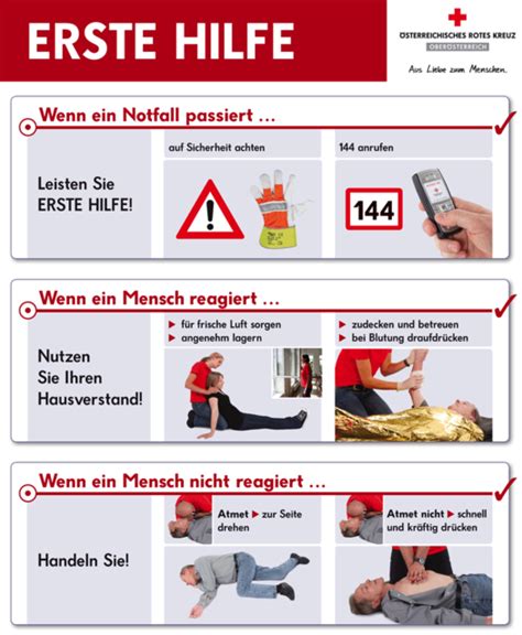 Rotes Kreuz Erste Hilfe Kann Leben Retten Freistadt