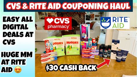 CVS & RITE AID COUPONING HAUL/ Great savings and huge MM/ Learn CVS