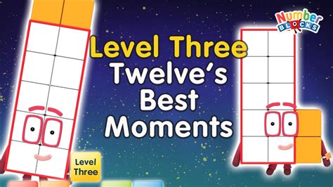 Numberblocks Backtoschool Level Three All The Best Twelve