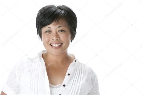 Image Of Asian Middle Aged Adult Woman Stock Photo By Jbryson