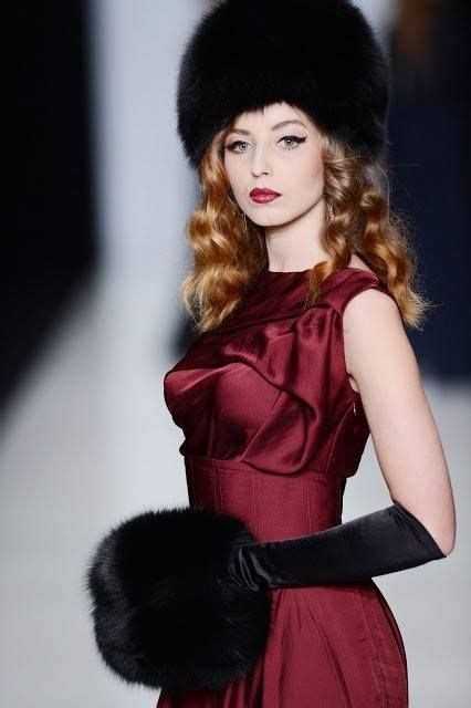 fur and satin go together russian fashion fashion week fashion