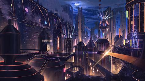 Sci Fi City By Pedrodeelizalde On Deviantart