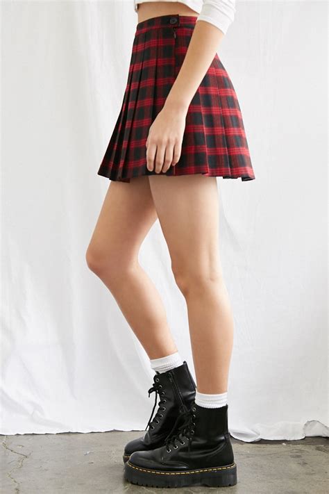 Pleated Plaid Mini Skirt Forever 21 In 2019 Plaid Mini Skirt Mini