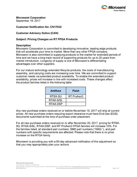 All price increases must be supported by manufacture documentation, or a formal cost justification letter. 50 Effective Price / Rate Increase Letters (+Tips) ᐅ ...