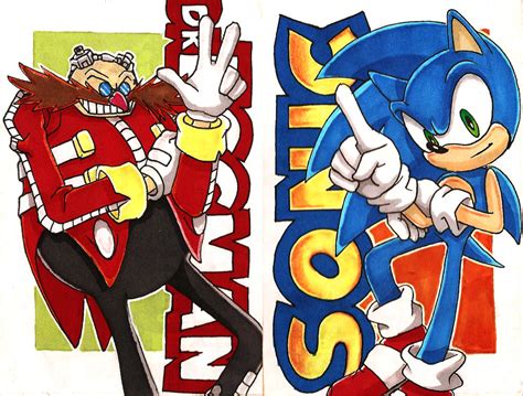 Sonic And Eggman By Dabyhedgehog On Deviantart
