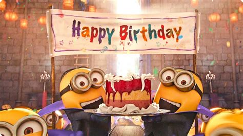 Happy Birthday Images With Minions💐 — Free Happy Bday Pictures And