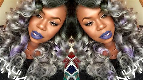 Best lavender hair dye for grey hair. Tutorial| Gray Hair w/ Lavender Highlights (Full Color ...
