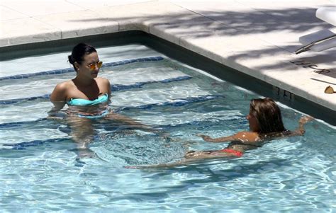 Demi Lovato Bikini Candids In Miami Beach