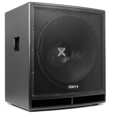 Vexus Pro 18 Inch Powered Dj Active Subwoofer Bass Bin Sub Speaker