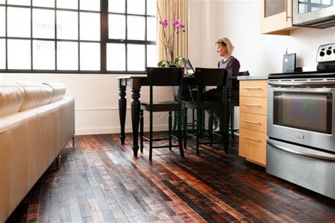 Reclaimed Wood Floors Combine Unique Individuality And Character
