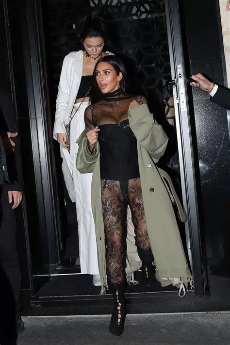 Is This Kim Kardashian S Most Daring Outfit Yet Star Almost Shows Her Entire Lady Garden With