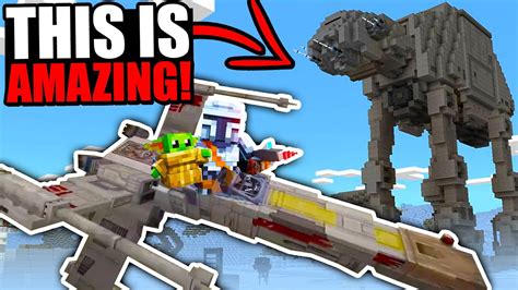 The New Minecraft Star Wars Dlc Is Actually Insane Youtube