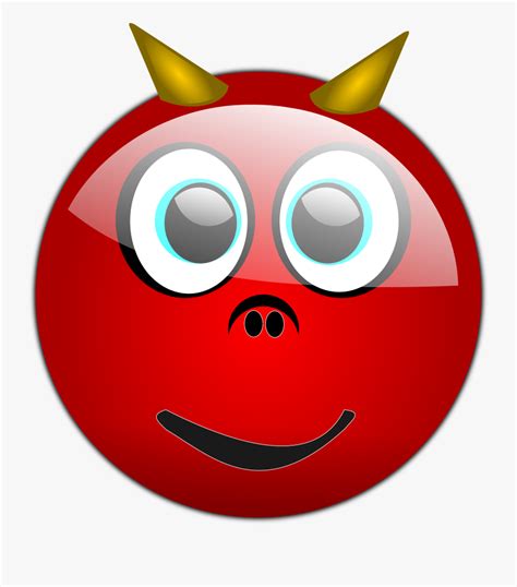 Devil Smiley Face Clip Art Red Evil Smiley Face Free Transparent