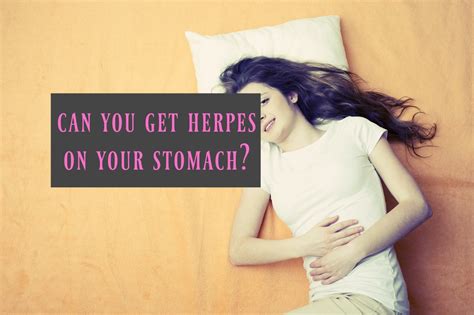 Herpes On Stomach And Abdomen Causes Symptoms Treatment What To Do
