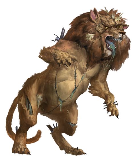 Lion Visitant Monsters Archives Of Nethys Pathfinder 2nd Edition