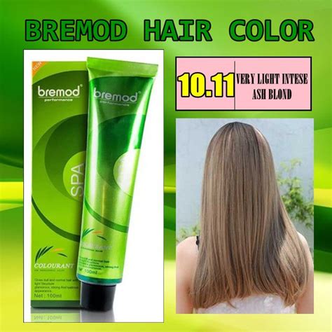 BREMOD VERY LIGHT INTENSE ASH BLONDE SET WITH OXIDIZING DEVELOPING CREAM NEW SERIES