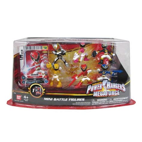 Power Rangers Megaforce Mini Figure 6 Pack Bandai Power Rangers