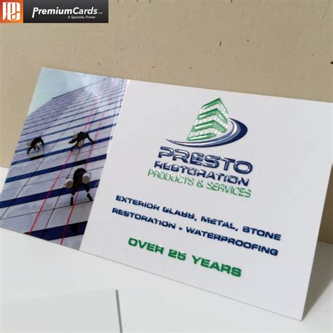 Raised ink itself is clear and sits on top of the designated printed area. Raised Spot UV Business Cards | PremiumCards.net