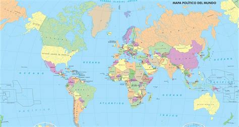 25 Lujo Mapa Del Mundo Con Capitales