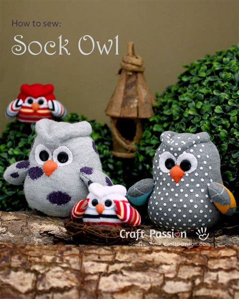 How To Make Sock Owl Diy Craft Projects