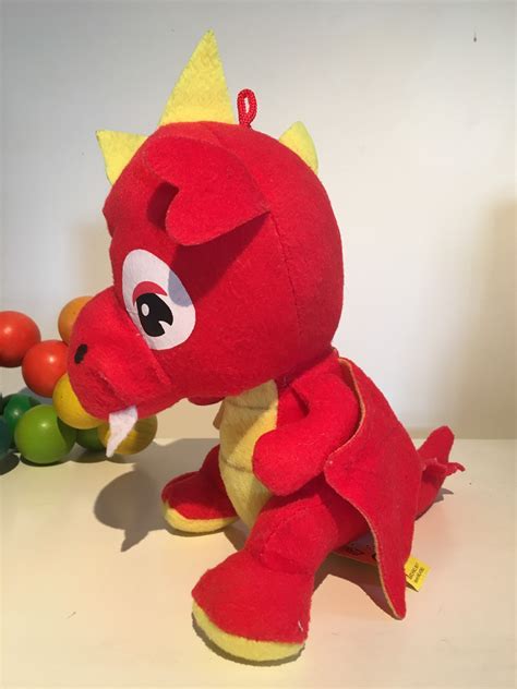 Red Dragon Furbyfurbie Oddbody Soft Toy Plushie Etsy