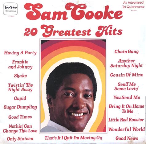 Sam Cooke 20 Greatest Hits 1977 Vinyl Discogs