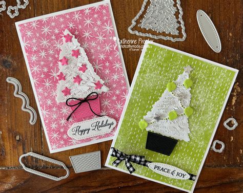 Stampin Up Tree Trimmings Dies And Celebrate Everything Dsp Christmas