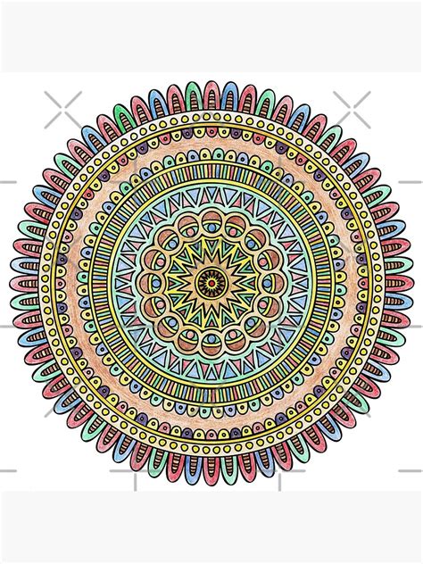 Inca Mandala Poster By Littleuki Redbubble