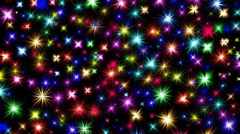 Download Wallpaper 1366x768 Sparks Colorful Fireworks Shine Tablet