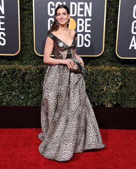 Anne Hathaway Is Laineys Golden Globes Best Dressed