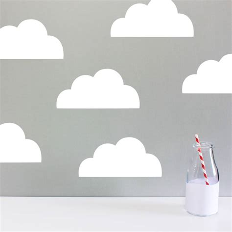 Childrens Cloud Wall Stickers By Little Chip