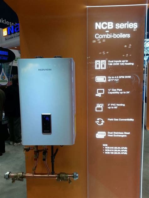 Ncb Combi Boilers Provide Hydronic Heat And Hot Water From Navien