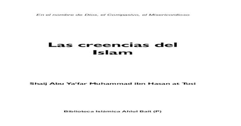 Pdf Las Creencias Del Is · 1