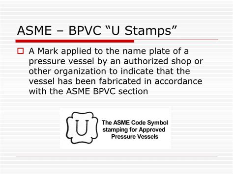 Asme Code Stamp Symbols