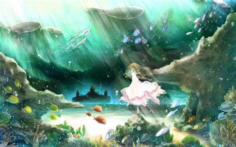 Anime Underwater Wallpapers Top Nh Ng H Nh Nh P