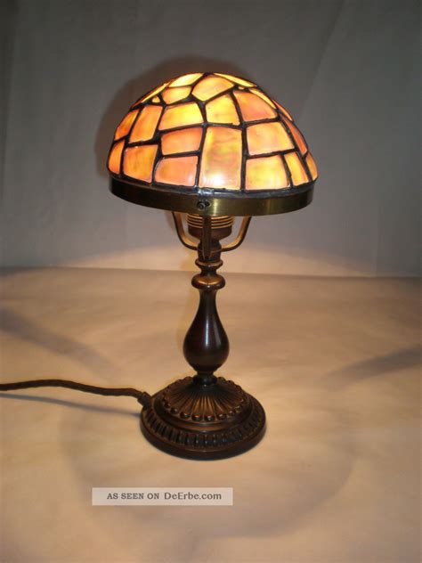 Eine leuchte mit flexiblem arm macht die positionierung des lichts viel einfacher. Jugendstil Perlmutt Schreibtisch Lampe Um 1910 ...