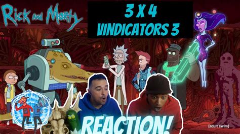 🆕rick And Morty 3x4 Vindicators 3 Reaction 👉 Rick And Morty 3x4